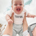 graphic bodysuit | pumpkin by Finn + Emma