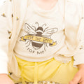 graphic bodysuit | save the bees by Finn + Emma