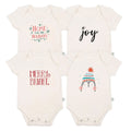 graphic bodysuit set | holiday 4 pack + 1 free by Finn + Emma