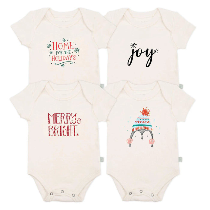 graphic bodysuit set | holiday 4 pack + 1 free by Finn + Emma