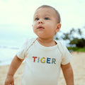 graphic bodysuit | tiger by Finn + Emma