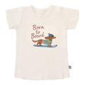 graphic tee | born to board by Finn + Emma