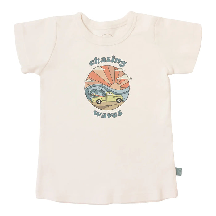 graphic tee | Chasing Waves by Finn + Emma