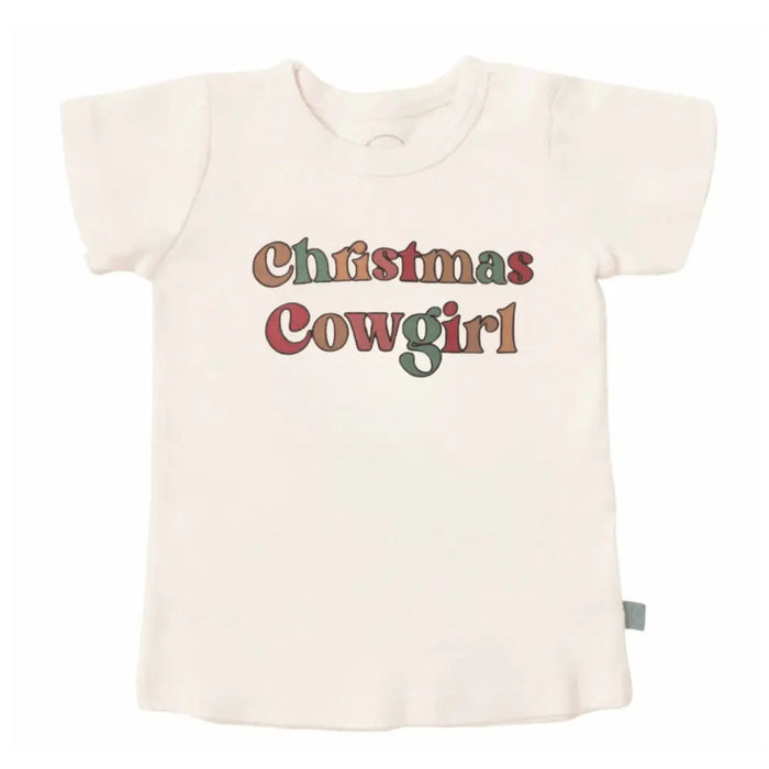 graphic tee | christmas cowgirl by Finn + Emma