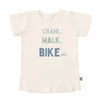 graphic tee | crawl walk bike