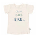 graphic tee | crawl walk bike by Finn + Emma
