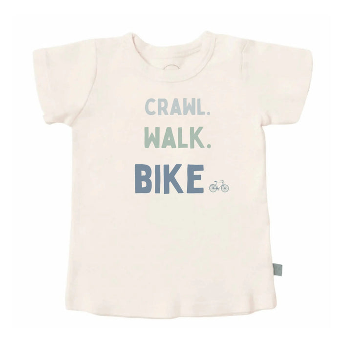 graphic tee | crawl walk bike by Finn + Emma