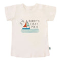graphic tee | daddy's first mate by Finn + Emma