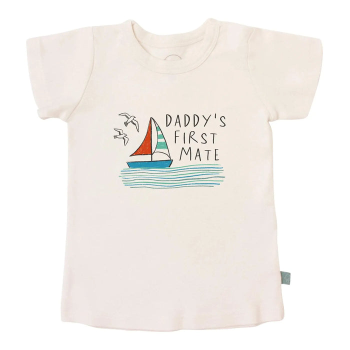 graphic tee | daddy's first mate by Finn + Emma