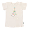 graphic tee | happy holidays tree