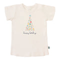 graphic tee | happy holidays tree by Finn + Emma