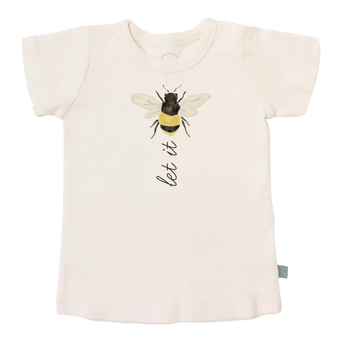 graphic tee | let it bee by Finn + Emma