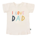 graphic tee | love dad by Finn + Emma