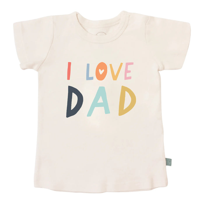 graphic tee | love dad by Finn + Emma