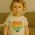 graphic tee | loved rainbow heart by Finn + Emma