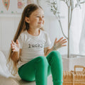graphic tee | lucky by Finn + Emma