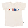 graphic tee | middle by Finn + Emma