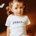 graphic tee | peace by Finn + Emma