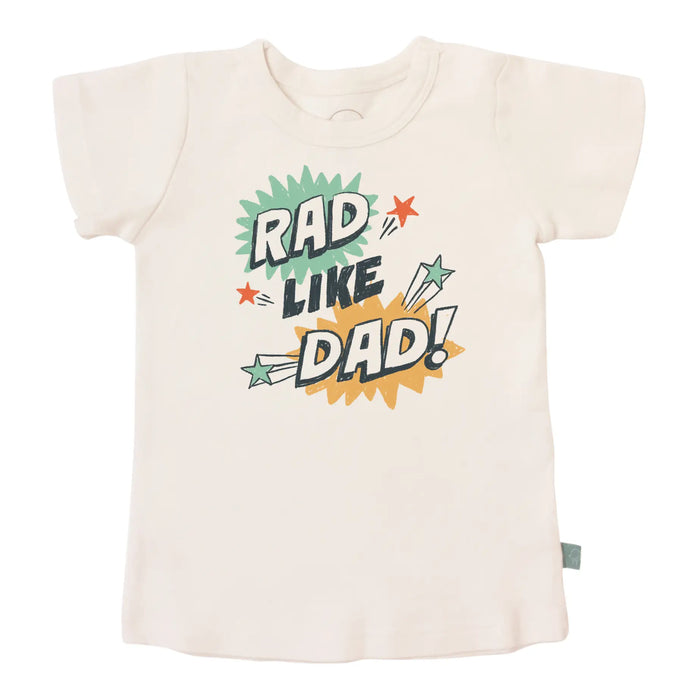 graphic tee | rad like dad explosion by Finn + Emma