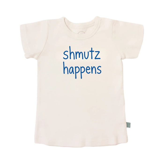 graphic tee | schmutz happens by Finn + Emma