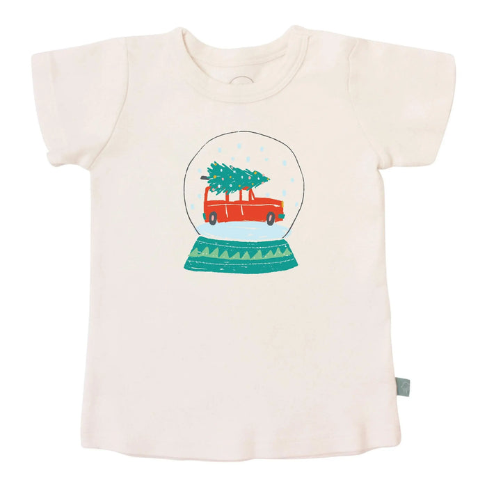 graphic tee | snow globe by Finn + Emma
