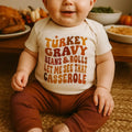 graphic tee | turkey gravy casserole by Finn + Emma