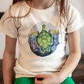 graphic tee | turtle easy green by Finn + Emma