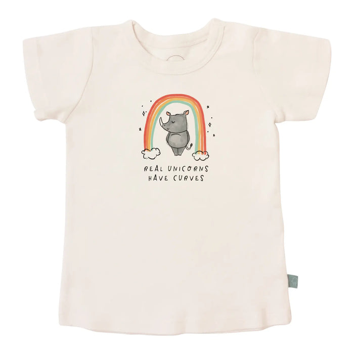 graphic tee | unicorn curves by Finn + Emma