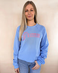 Gratitude Graphic Crew - Carolina Blue by Boutique 23