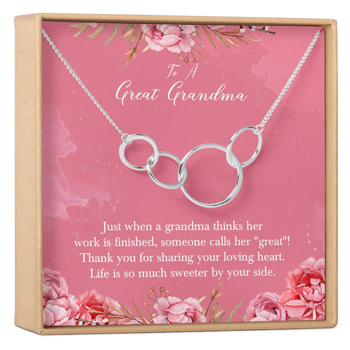 Great Grandmother Gift Necklace by Dear Ava