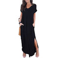 Women's Casual Loose Pocket Split Maxi Dress by DailySale