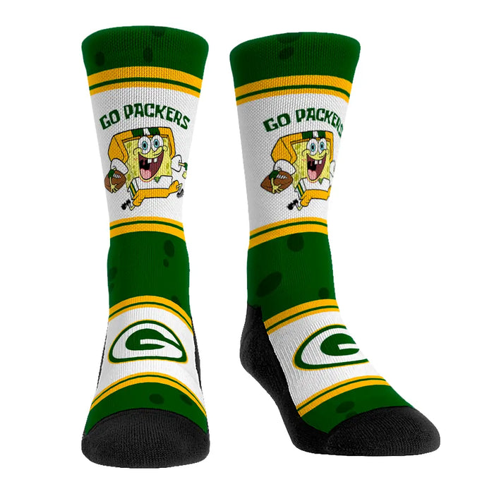 Green Bay Packers - SpongeBob SquarePants - Team Up by Rock 'Em Socks