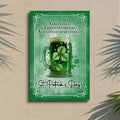Green Beer, Green Shamrocks St. Patrick's Day Sign by Tailored Canvases