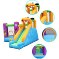 Green Dog Bouncy Castle House Slide and Jump 450W Blower by DailySale
