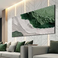 Green Rivers Abstract Wall Art II by Tailored Canvases