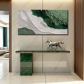 Green Rivers Abstract Wall Art II by Tailored Canvases