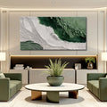 Green Rivers Abstract Wall Art II by Tailored Canvases