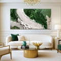 Green Rivers Abstract Wall Art IV by Tailored Canvases