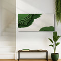 Green Rivers Abstract Wall Art IX by Tailored Canvases