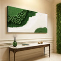 Green Rivers Abstract Wall Art IX by Tailored Canvases