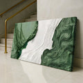 Green Rivers Abstract Wall Art V by Tailored Canvases