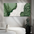 Green Rivers Abstract Wall Art V by Tailored Canvases