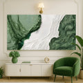 Green Rivers Abstract Wall Art V by Tailored Canvases