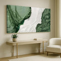 Green Rivers Abstract Wall Art V by Tailored Canvases