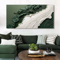 Green Rivers Abstract Wall Art VI by Tailored Canvases