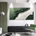 Green Rivers Abstract Wall Art VI by Tailored Canvases