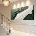 Green Rivers Abstract Wall Art VI by Tailored Canvases