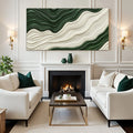 Green Rivers Abstract Wall Art VIII by Tailored Canvases