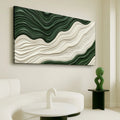 Green Rivers Abstract Wall Art VIII by Tailored Canvases