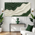 Green Rivers Abstract Wall Art VIII by Tailored Canvases